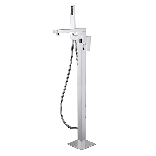 Смеситель ABBER AF8215 Daheim для ванны, напольный, хром Смеситель ABBER AF8215 Daheim для ванны, напольный, хром