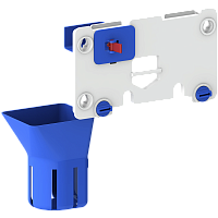 Диспенсер KKPol AKC/005/0/B WaterFresh, белый/синий