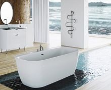 BelBagno Декоративная накладка на отверстие перелива для ванны BB39-T-BRN