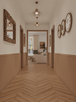 Кварцвиниловая клеевая плитка Norland ПАРКЕТС LVT PARQUETS LVT NORLAND 1056-5