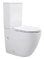 Унитаз напольный Aquatek AQ2903-00 Европа 63х39 см, безободковый, белый