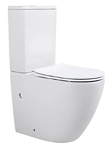 Унитаз напольный Aquatek AQ2903-00 Европа 63х39 см, безободковый, белый