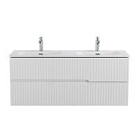 Тумба под раковину подвесная Cezares DUET-N DUET-N-1200-2C-SO-2-BL