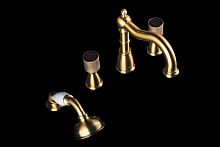 Cмеситель скрытого монтажа BOHEME Royal Cristal 391-Royal/CRST black