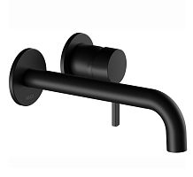 Смеситель Keuco 53916371201 Plan blue для умывальника однорычажный, черный матовый