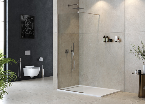 Cezares LIBERTA-L-1-90-C-Cr Душевая перегородка с односторонним входом 900x1950 мм Cezares LIBERTA-L-1-90-C-Cr Душевая перегородка с односторонним входом 900x1950 мм