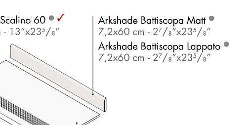 Плинтус Atlas Concorde Arkshade White Battiscopa Lapp. 7.2x60 (ArkshadeWhiteBattiscopaLapp.) снят с производства