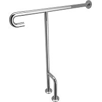 Поручень Vitra A44469 Arkitekta опорный 85 см, под углом 90°, хром Поручень Vitra A44469 Arkitekta опорный 85 см, под углом 90°, хром