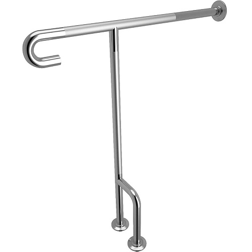 Поручень Vitra A44469 Arkitekta опорный 85 см, под углом 90°, хром купить недорого в интернет-магазине Керамос