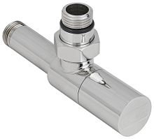 Вентиль Сунержа 012-1400-1212 угловой, (цилиндр) G 1/2" НР х G 1/2" НР, графит