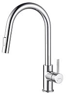 Aquatek AQ1384CR Европа Смеситель для кухни с вытяжным изливом 2jet, хром