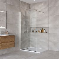 Душевая перегородка BelBagno Kraft KRAFT-L-1-90-C-Cr Душевая перегородка BelBagno Kraft KRAFT-L-1-90-C-Cr