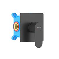 Смеситель Aquatek AQ1266MB Оберон для душа (внешняя и скрытая часть), черный матовый Смеситель Aquatek AQ1266MB Оберон для душа (внешняя и скрытая часть), черный матовый
