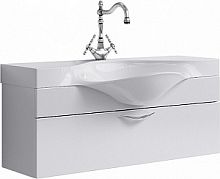 Тумба с раковиной AQWELLA Brw.01.10/001/W Broadway 110х33 см