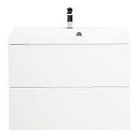 База BelBagno VITTORIA-900-2C-SO-BL под раковину 90х45 см, подвесная, Bianco Lucido (белый глянец)