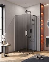 Душевой уголок Cezares Slider SLIDER-A-2-90/100-GRIGIO-GM Душевой уголок Cezares Slider SLIDER-A-2-90/100-GRIGIO-GM
