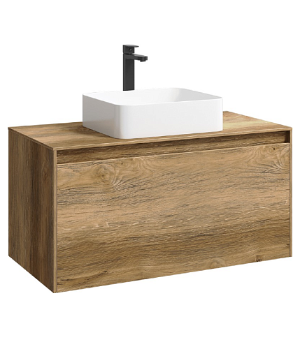 Тумба под раковину Aqwella Mobi MOB0110DB+MOB0710DB купить недорого в интернет-магазине Керамос