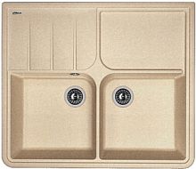 Мойка для кухни Florentina 20.405.F0930.107 Остров 93х80 см, с крылом, песочная