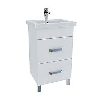 Тумба IDDIS NCU50W0i95K New Custo с умывальником, напольная, белая