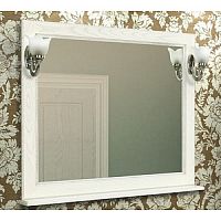 Зеркало Акватон 1A158802GEM20 Жерона 105, белое серебро (без светильников)