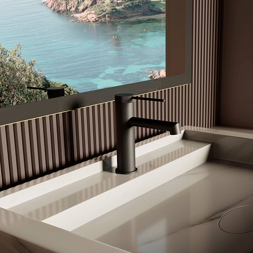 Смеситель для раковины Vincea Rim VBF-2RM1MB Смеситель для раковины Vincea Rim VBF-2RM1MB