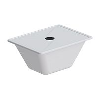 Контейнер AM.PM W90A-070-070W-C Gem с крышкой для ванны, белый купить недорого в интернет-магазине Керамос