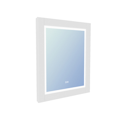Зеркало IDDIS, ЗЛП111 Oxford с подсветкой, 60х70 см, белый матовый купить недорого в интернет-магазине Керамос