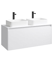 Тумба под раковину Aqwella Mobi MOB0112W+MOB0712W
