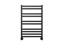 Полотенцесушитель водяной Aquatek AQ DP1080BL Сириус П10 50х80 см, подключение нижнее/диагональное, черный муар