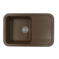 Мойка для кухни Florentina 20.170.D0780.303 Крит 78х51 см, с крылом, мокко Мойка для кухни Florentina 20.170.D0780.303 Крит 78х51 см, с крылом, мокко