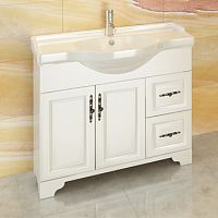 Тумба Comforty 00-00003132627 Севилья напольная 105х52 см, с раковиной Т-9315, слоновая кость Тумба Comforty 00-00003132627 Севилья напольная 105х52 см, с раковиной Т-9315, слоновая кость