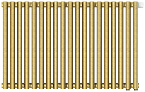 Радиатор Сунержа 051-0312-5019 Эстет-11 отопительный н/ж EU50 500х855 мм/ 19 секций, состаренная латунь