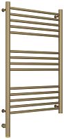 Полотенцесушитель электрический Сунержа 032-5804-8050 Богема 3.0 РЭБ, прямая, 800х500 мм/ МЭМ левый, матовое золото