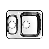 Мойка, нержавеющая сталь, шелк, 1 1/2, чаша справа, 605*480, Strit S, IDDIS, STR60SZi77