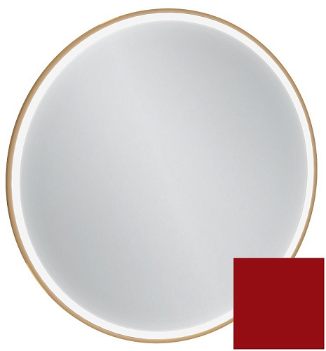 Зеркало Jacob Delafon EB1289-S08 ODEON RIVE GAUCHE, 70 см, с подсветкой, рама темно-красный сатин купить недорого в интернет-магазине Керамос
