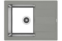 Мойка для кухни Florentina 21.390.B0650.305 Комби 65х48 см, с крылом, серая
