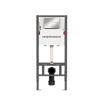 Инсталляция для унитаза, с клавишей Ceramica Nova Balance/Square CN121002CH Инсталляция для унитаза, с клавишей Ceramica Nova Balance/Square CN121002CH