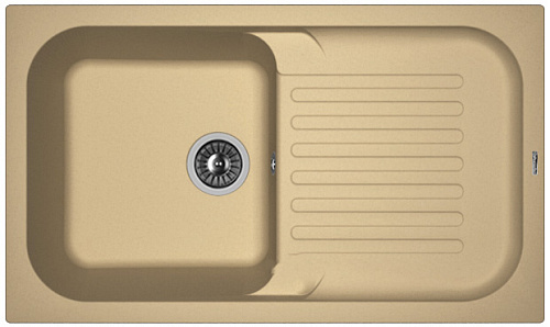 Мойка для кухни Florentina 20.225.D0860.306 Арона 86х51 см, с крылом, капучино Мойка для кухни Florentina 20.225.D0860.306 Арона 86х51 см, с крылом, капучино снят с производства