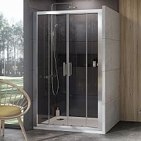 Душевая дверь Ravak 0ZKL0U00Z1 10DP4-190 раздвижная 10°, сатин + транспарент