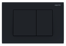 Клавиша смыва Aquatek KDI-0000012, черная