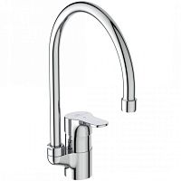 Смеситель Ideal Standard BD050AA Cerabase для кухонной мойки с высоким трубчатым изливом Blue start, Chrome (хром) Смеситель Ideal Standard BD050AA Cerabase для кухонной мойки с высоким трубчатым изливом Blue start, Chrome (хром)