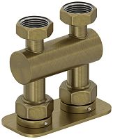 Модуль Сунержа 05-1539-3434, 2х3/4" прямой EU50, состаренная бронза