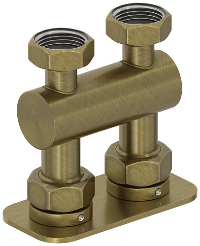 Модуль Сунержа 05-1539-3434, 2х3/4" прямой EU50, состаренная бронза