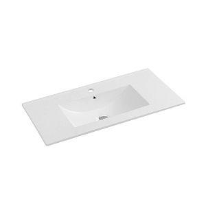 Раковина Vincea VBS-13100 керамическая, 101.5х46.5 см, белая