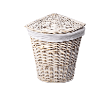 Корзина для белья WasserKRAFT WB-560-M Vils 32х32 см, белая Корзина для белья WasserKRAFT WB-560-M Vils 32х32 см, белая
