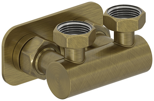 Модуль Сунержа 05-1538-3434, 2х3/4" угловой EU50, состаренная бронза Модуль Сунержа 05-1538-3434, 2х3/4" угловой EU50, состаренная бронза