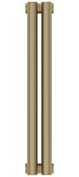 Радиатор Сунержа 032-0331-5002 Эстет-0 отопительный н/ж 500х90 мм/ 2 секции, матовое золото