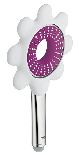 Ручной душ Grohe 26115DU0 Rainshower Icon 100 Flower Collection, фиолетовый/белый (лилия) снят с производства