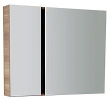 Зеркальный шкаф Creavit VE1080.00.VV Verti 80х78 см, орех