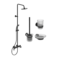 Душевая система Ideal Standard BL749S3 Cerafine O  с аксессуарами, черный шелк